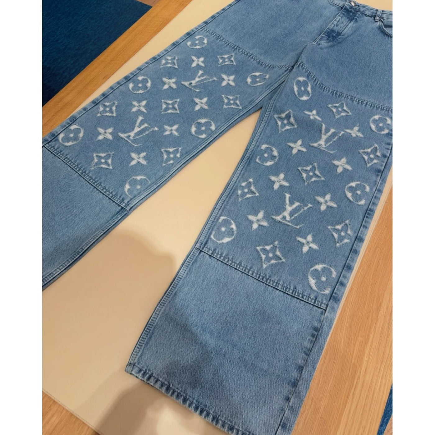 LV skater jeans blue
