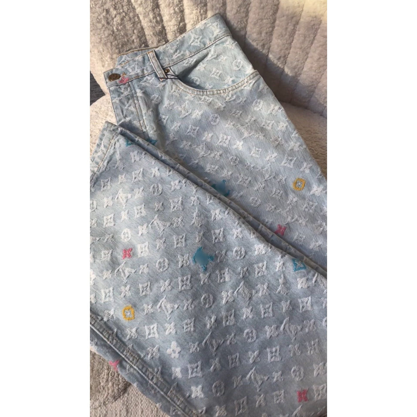 LV Monogram jeans